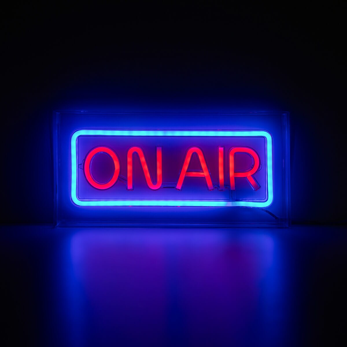 Neonowa lampka LED na stół Neon FM-WN46 Zumaline on air czerwona biała