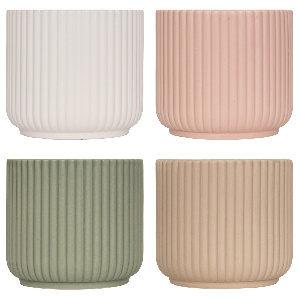 Doniczka z dolomitu, NURIA, 13,5 x 12 cm