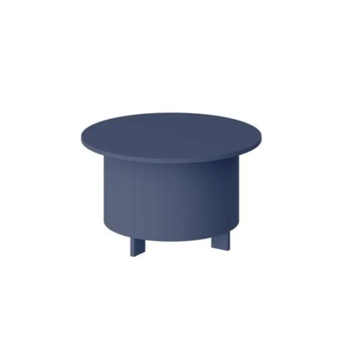 Ława okrągła SALVO AC 80x80 granatowa