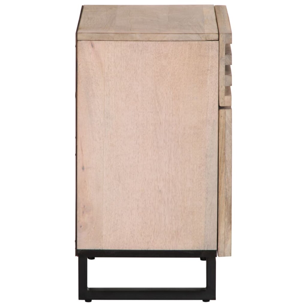 vidaXL Szafka nocna, biała, 50x34x60 cm, lite drewno mango