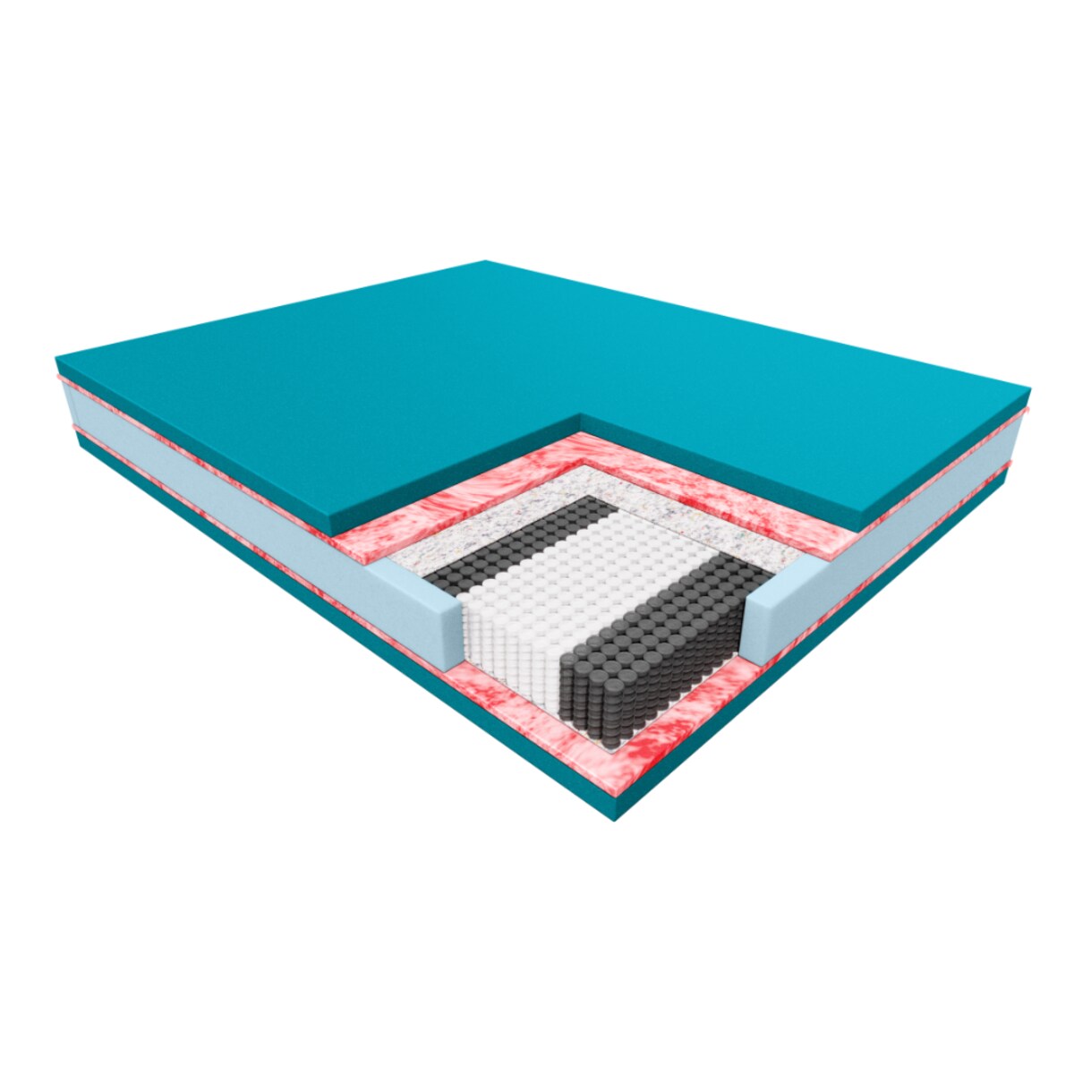 Materac Hybris Janpol 160x200 cm Adaptive Beige