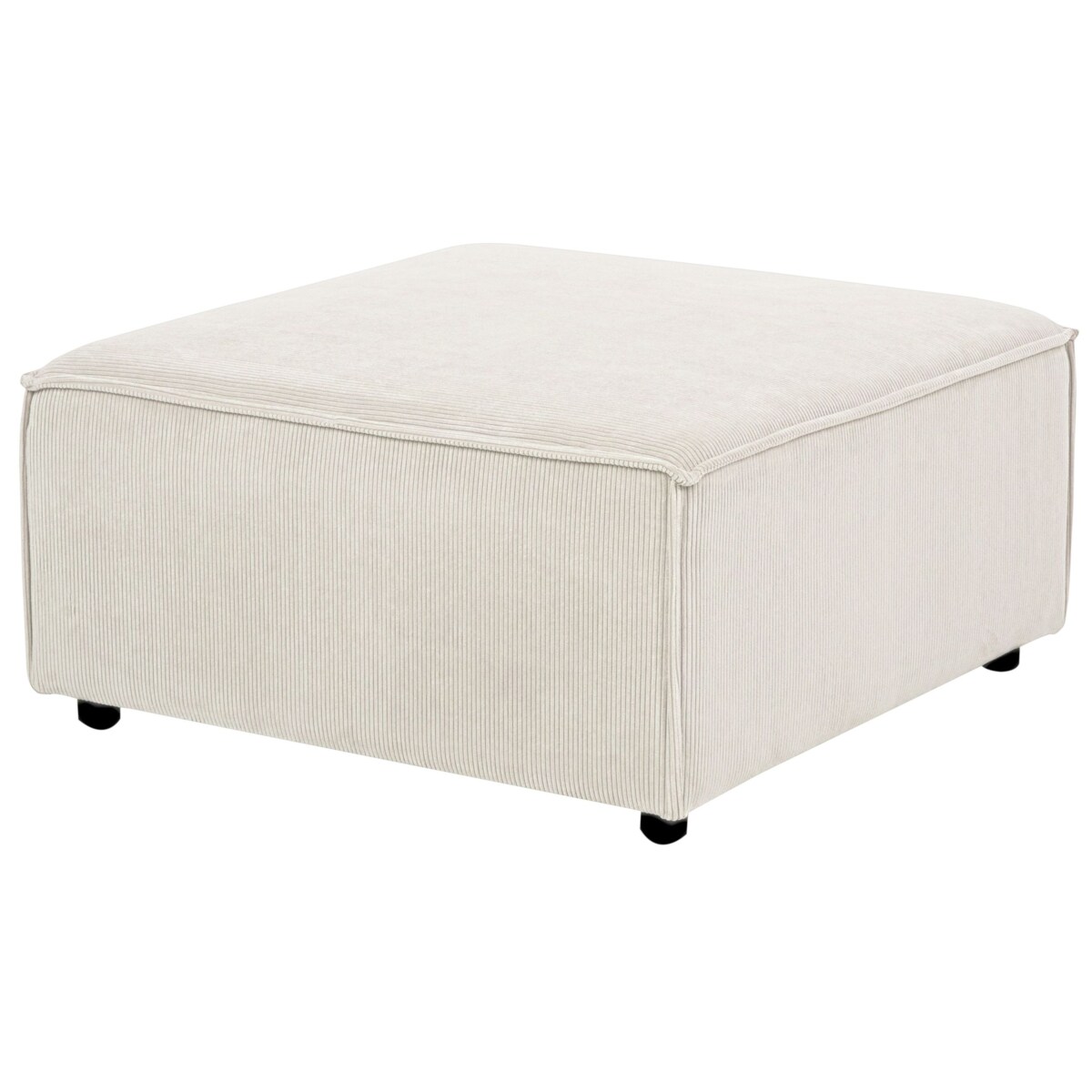 Otomana ARDAL Sztruks Złamana biel