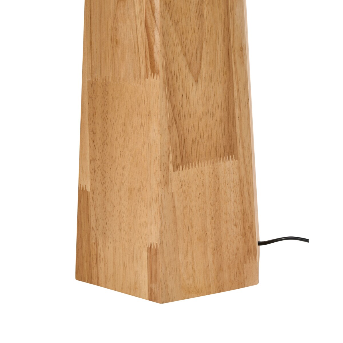 Lampa podłogowa ILALA Drewno kauczukowe Naturalny
