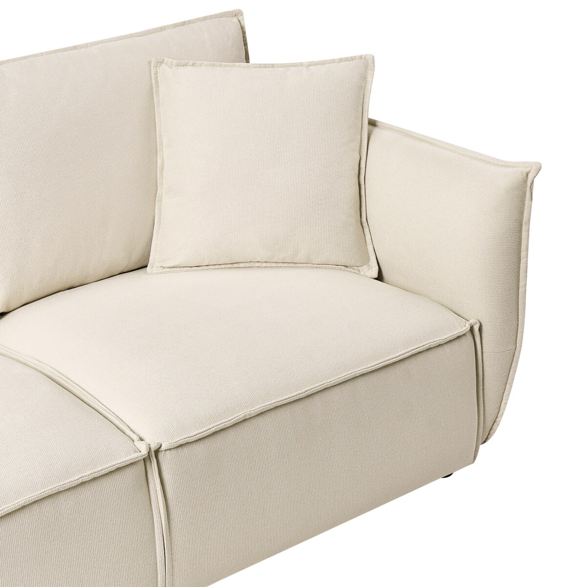 Sofa dla 3 osób KUNES Jasnobeżowy