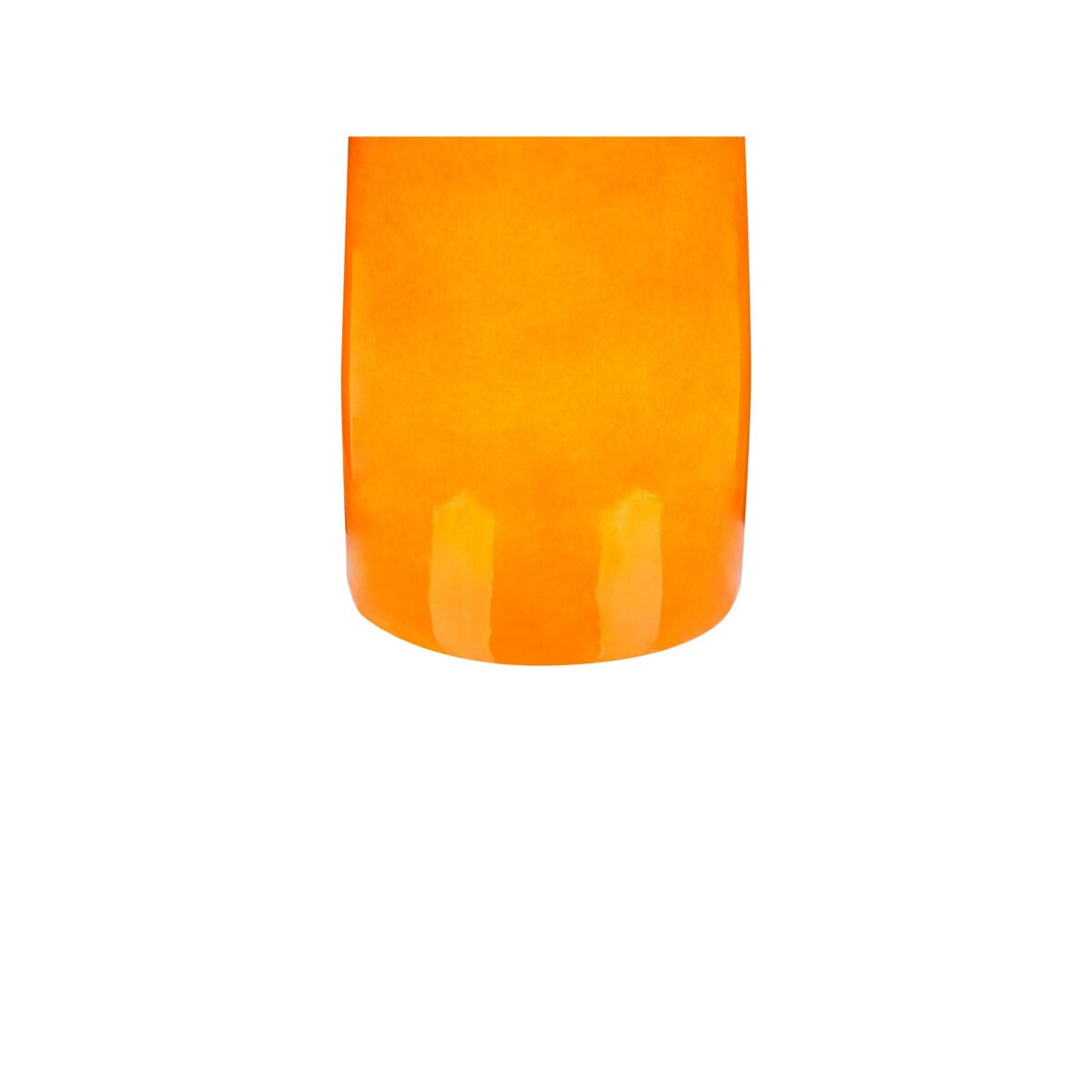 Wazon na kwiaty z terakoty 50 cm pomarańczowy SABADELL