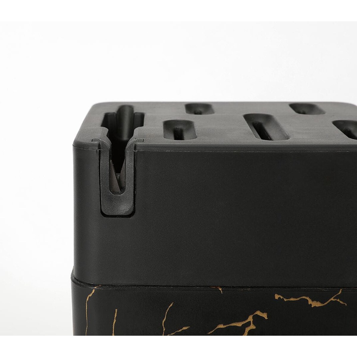 Zestaw noży kuchennych w bloku 6 elementów czarny KLAUSBERG