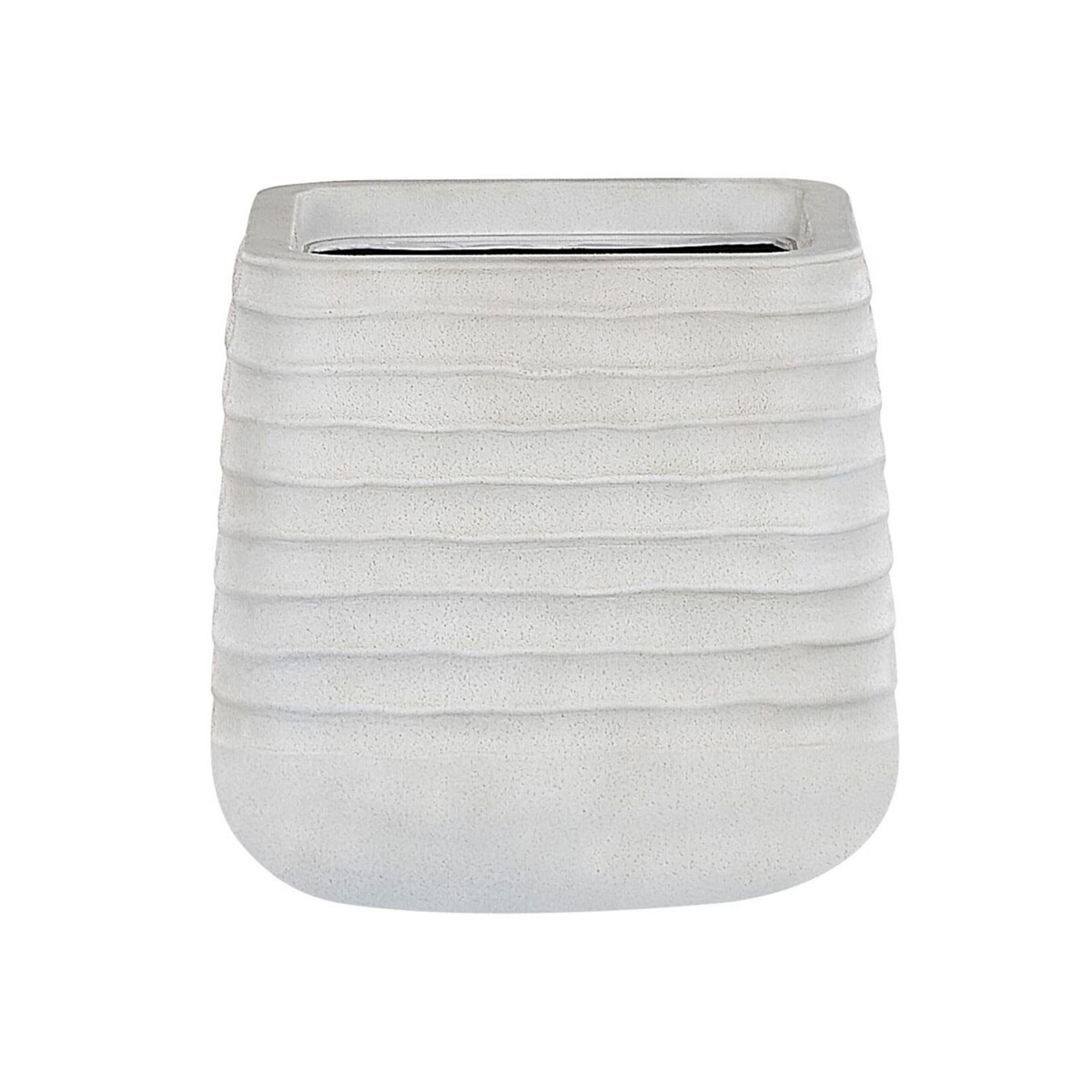 Doniczka 28 x 28 x 27 cm biała PARIKIA