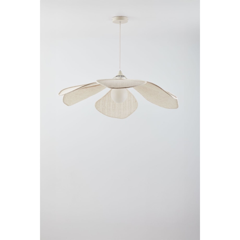 Lampa wisząca kremowa Benavid Ø75 cm