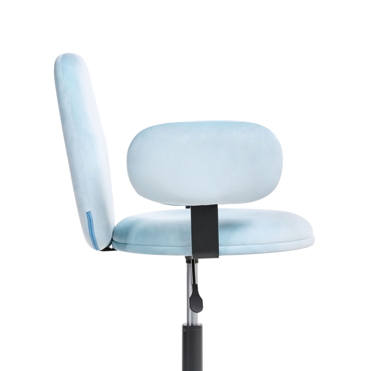 Krzesło obrotowe MORAGA Welur Błękitny