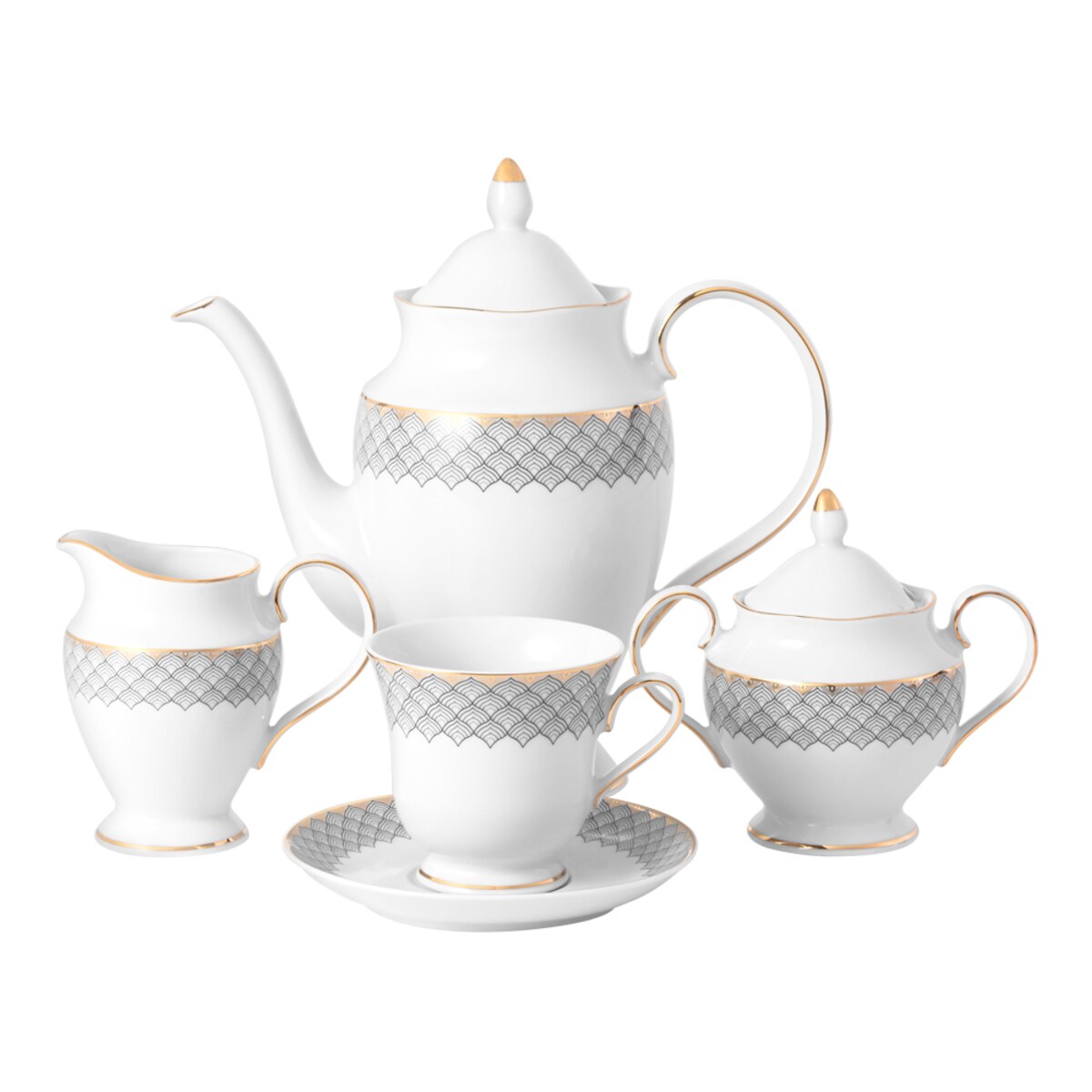 Garnitur do kawy dla 12 osób 40 el. Astra Penelopa G656