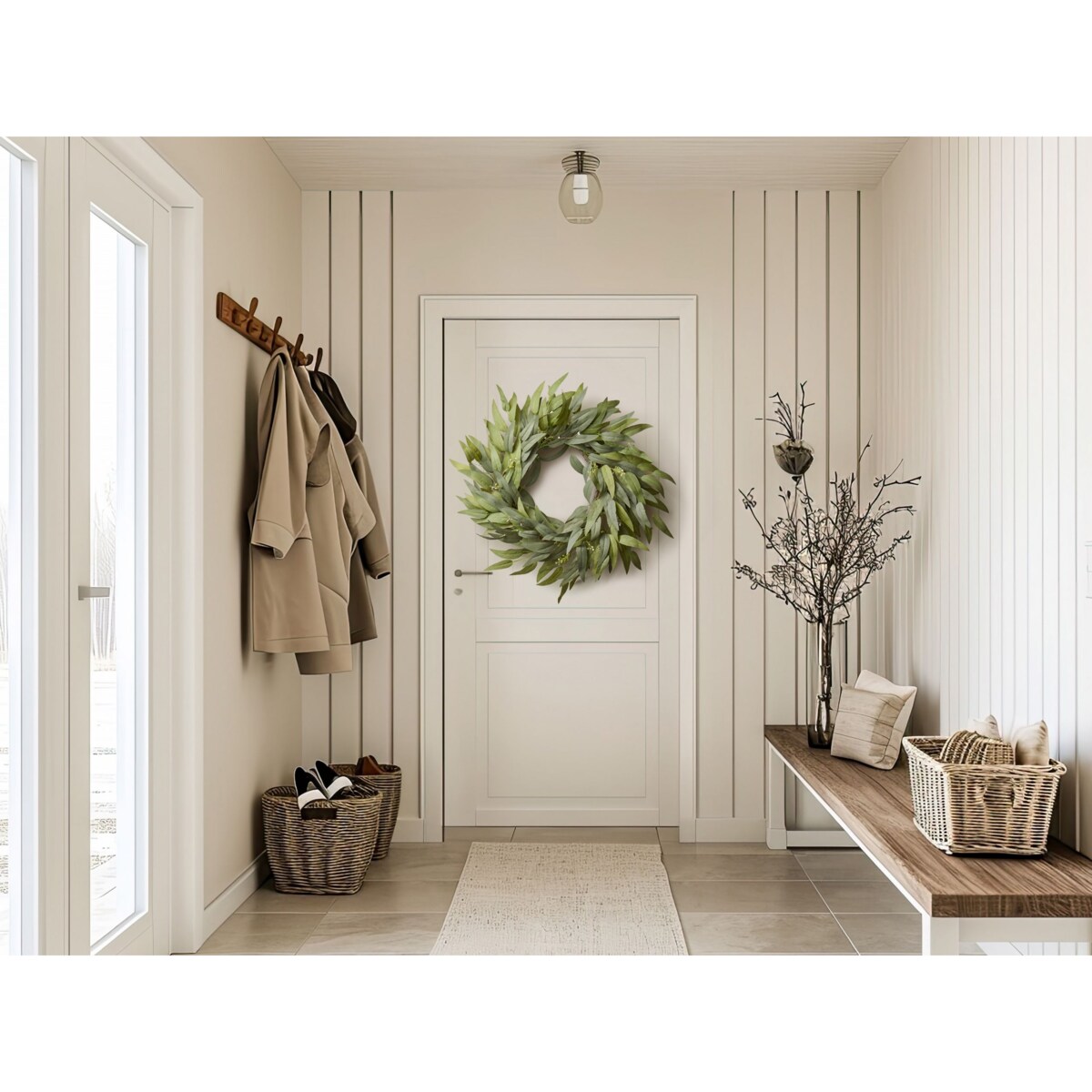 Wieniec dekoracyjny 65 cm zielony GAMRUN