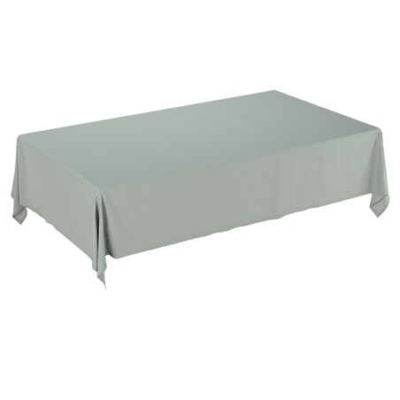 Obrus prostokątny 130 x 130 cm jasny szary