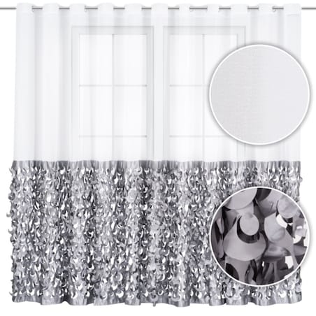 firana "luna crystal" laser 500x250 cm