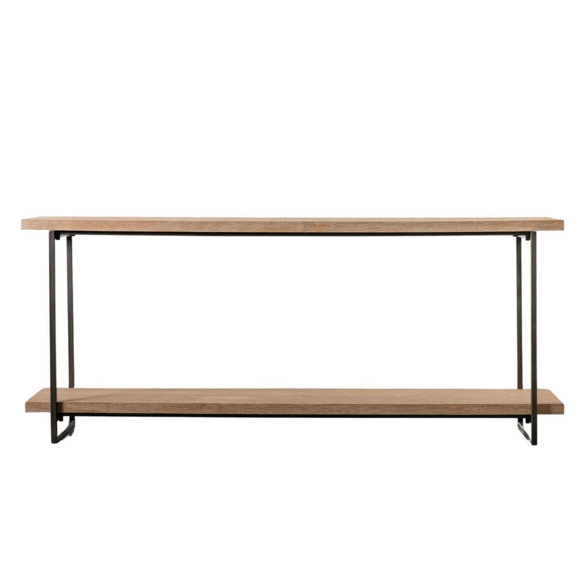 Stół wystawowy na przedpokój Brogdale 5059413692949 Brilliant półki brązowy czarny