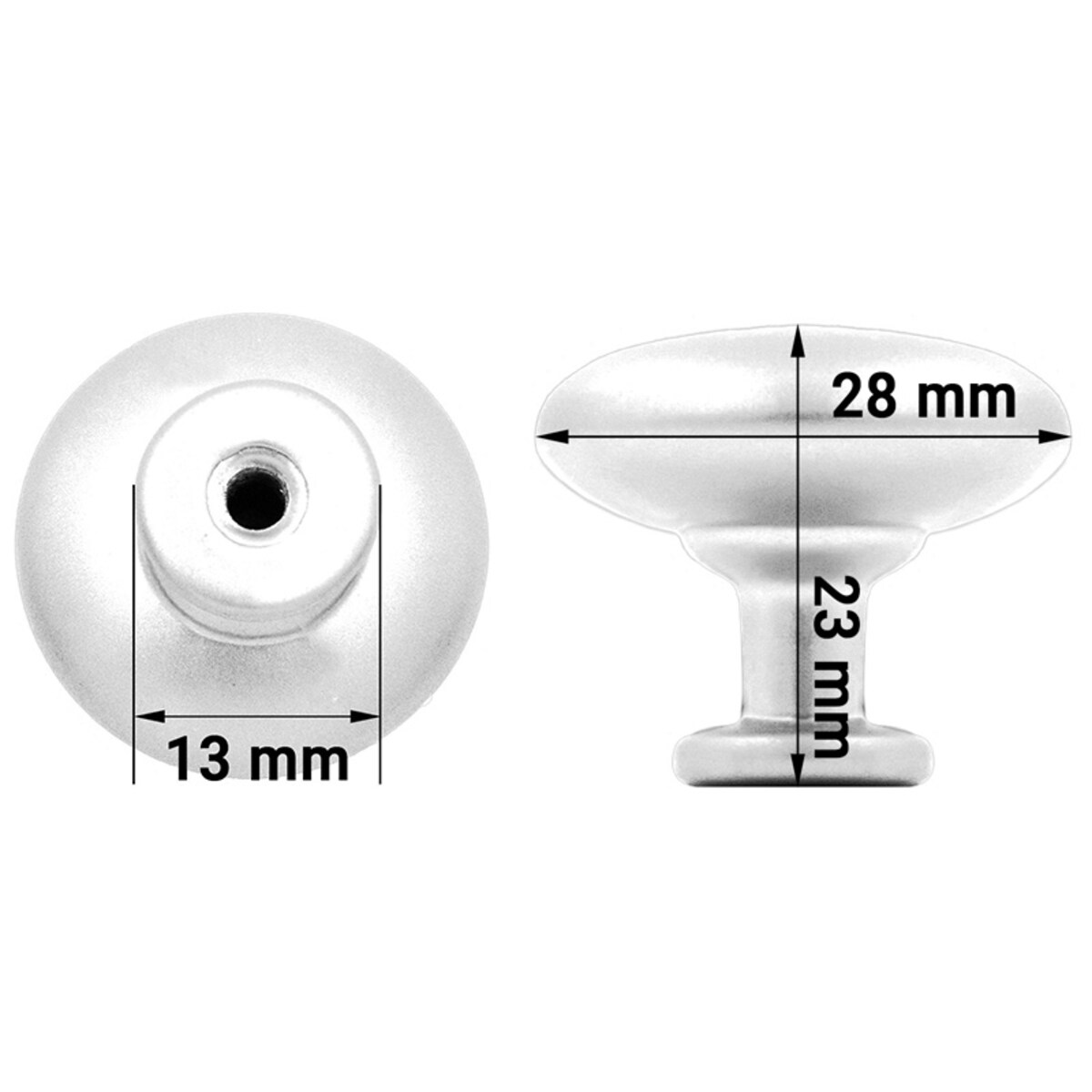 Gałka do mebli złota uchwyt meblowy 28 mm