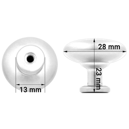 Gałka do mebli złota uchwyt meblowy 28 mm