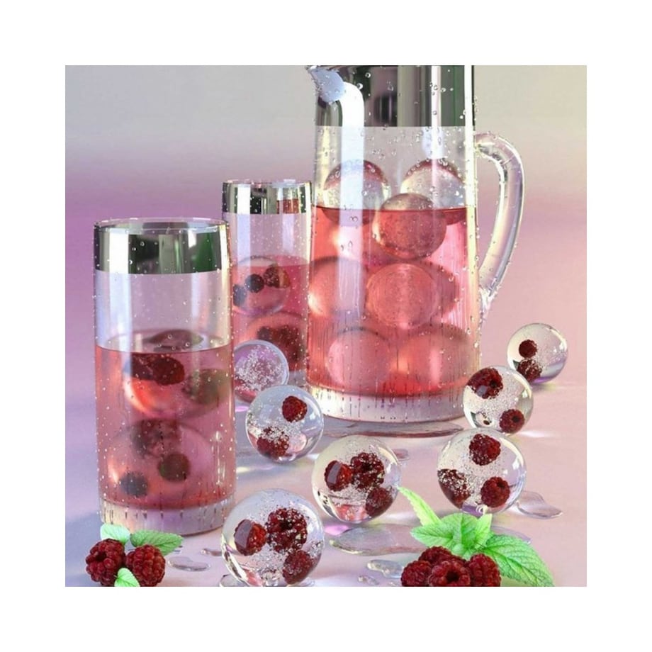 Alpenburg forma silikonowa na 6 kul lodowych do drinków napojów 33073