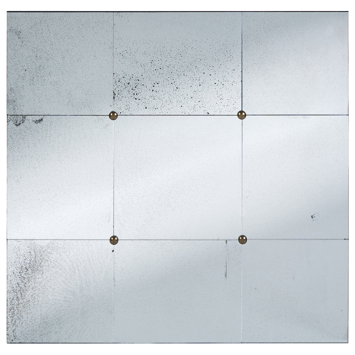 Lustro ścienne RIMONT 80 cm 80 cm Szkło Czarny