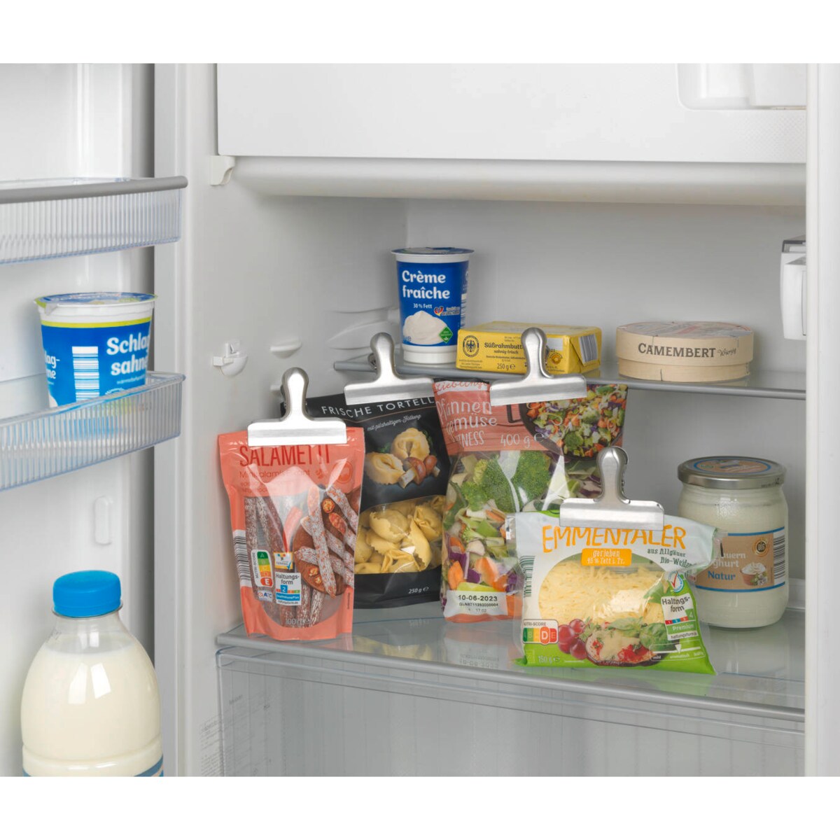 Zestaw klipsów kuchennych ze stali nierdzewnej, 10 szt.