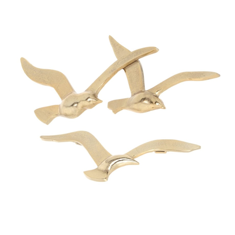 Dekoracja Birds gold, 39x2x13cm