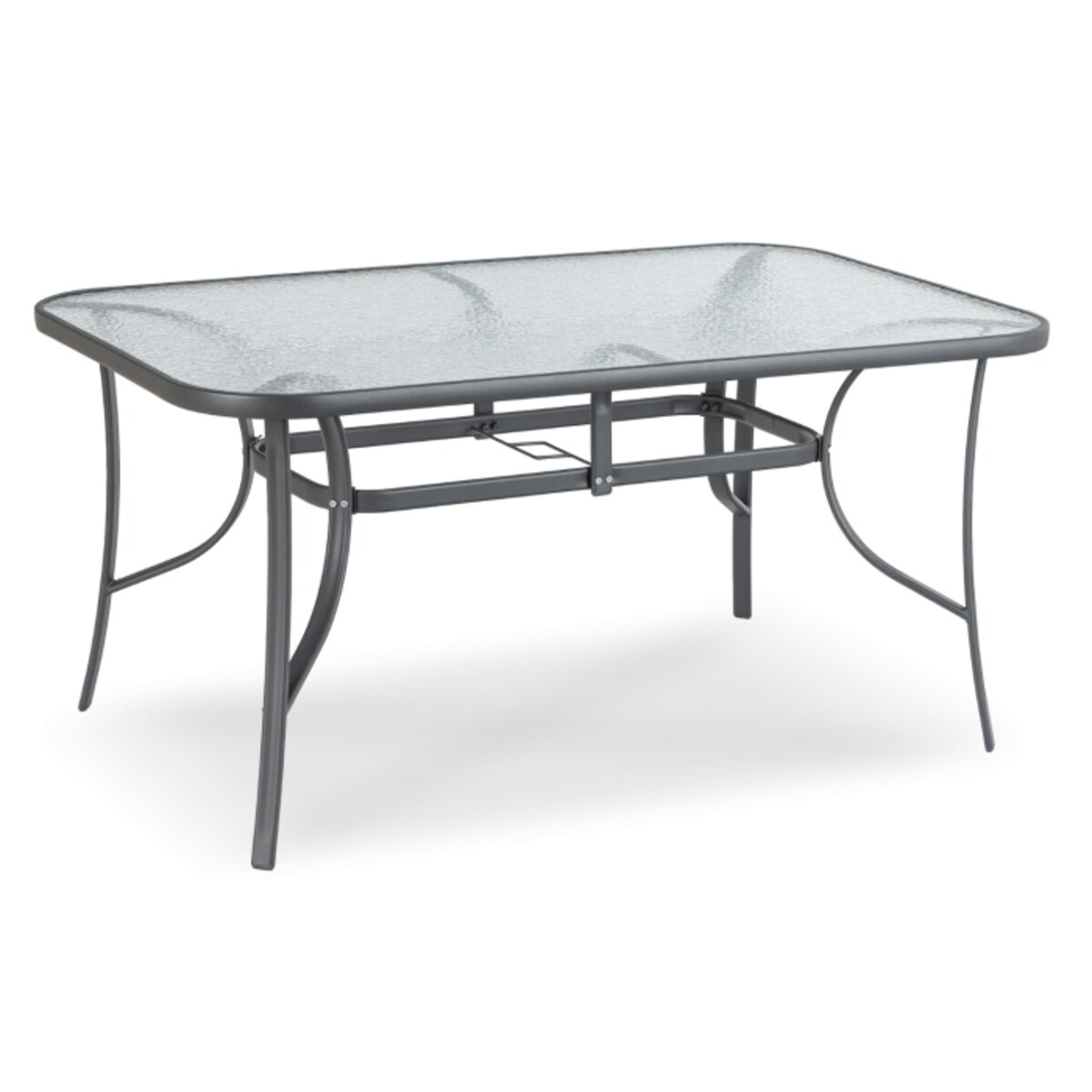 Zestaw Mebli Ogrodowych Na Taras Ogród Komplet Textilene Szary LIBERTY