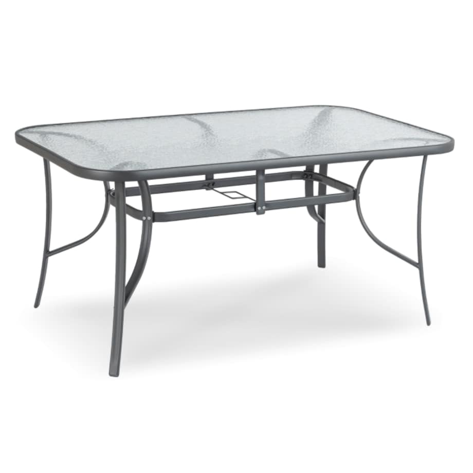 Zestaw Mebli Ogrodowych Na Taras Ogród Komplet Textilene Szary LIBERTY