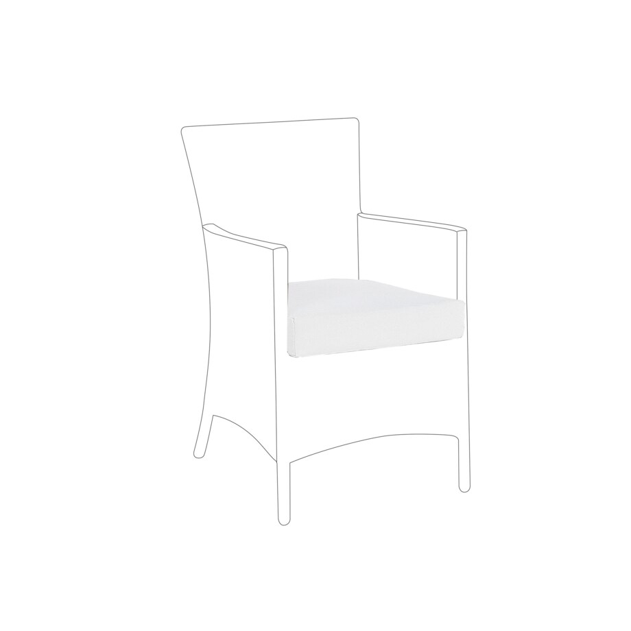 Zestaw 8 poszewek na poduszki ogrodowe złamana biel ITALY