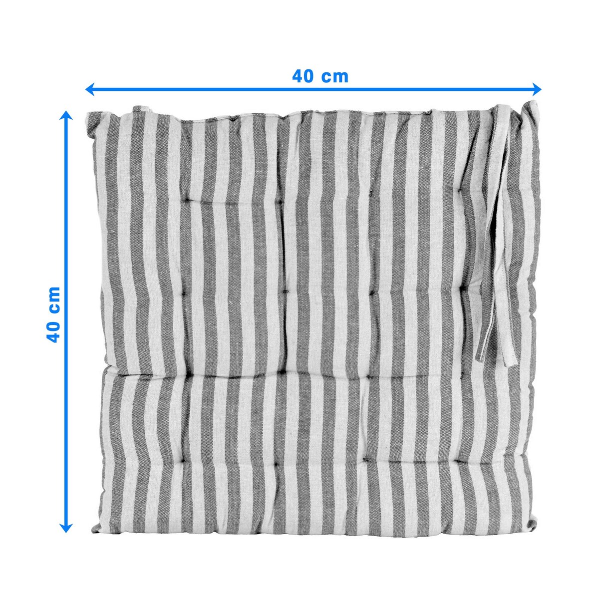 Poduszka Na Krzesło Ogrodowe Do Domu Na Taras 40X40 Cm Czarne