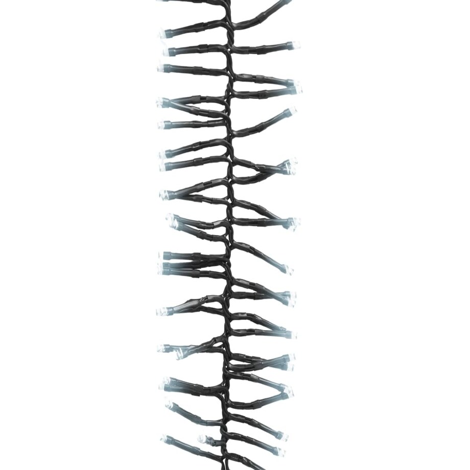 vidaXL Sznur lampek LED, 3000 diod w kolorze zimnej bieli, 23 m, PVC