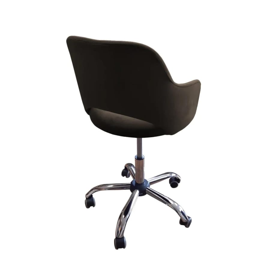 Fotel IZMA VELVET brązowy