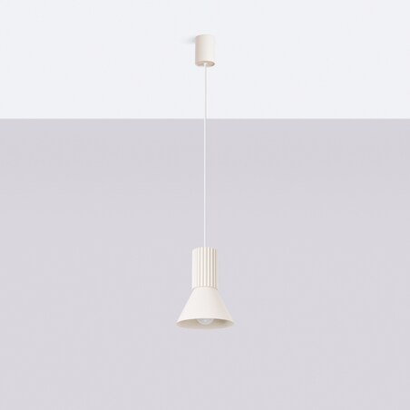 Lampa wisząca ESTRIA 1 beżowa