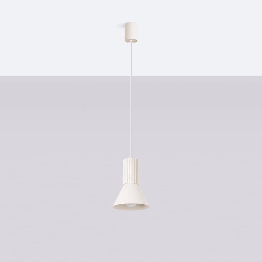 Lampa wisząca ESTRIA 1 beżowa