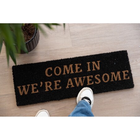 Wycieraczka kokosowa 26x75 cm COME IN