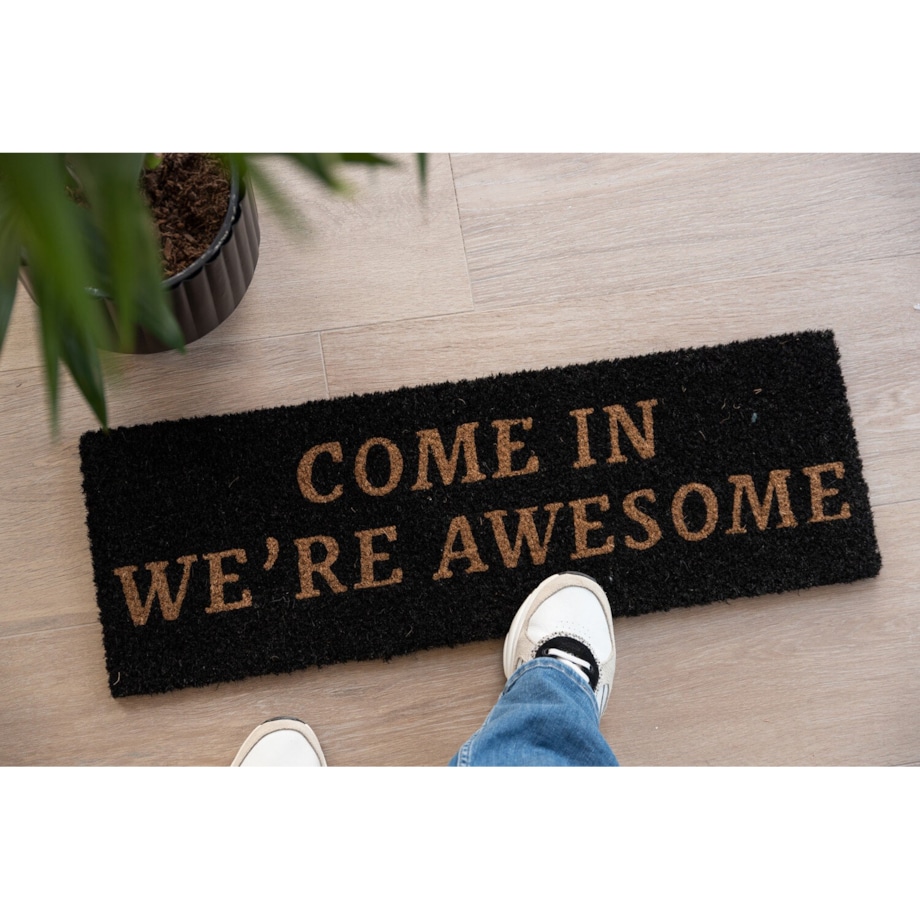 Wycieraczka kokosowa 26x75 cm COME IN