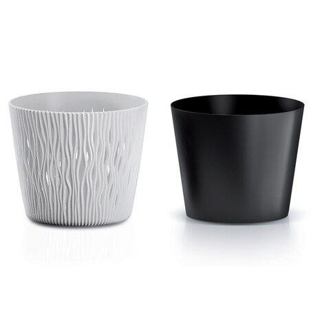 Doniczka Z Wkładem Osłonka Sandy Round 15,8 Cm