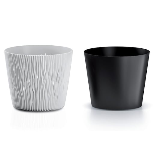 Doniczka Z Wkładem Osłonka Sandy Round 15,8 Cm