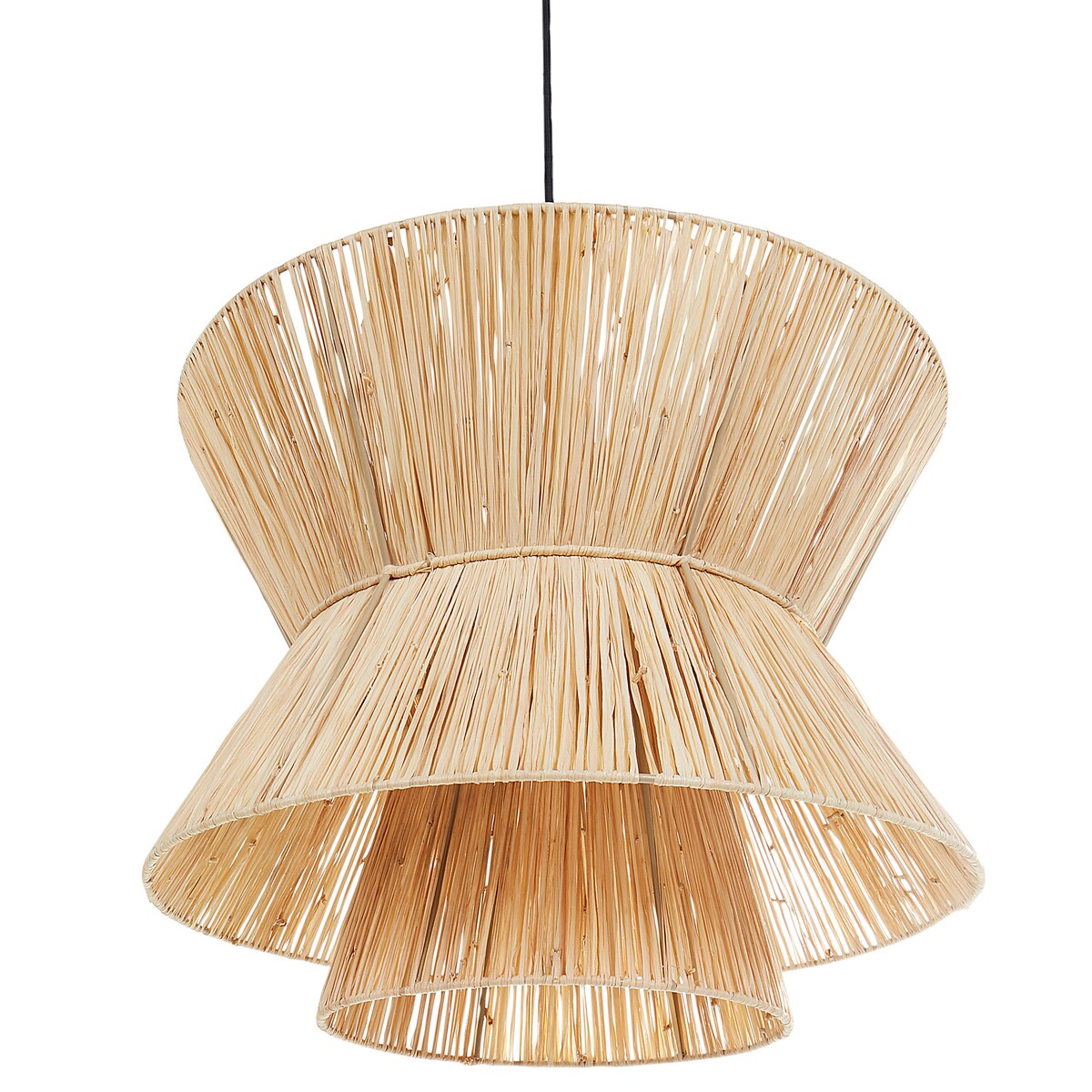 Lampa wisząca TELAMBA Plecionka Naturalny