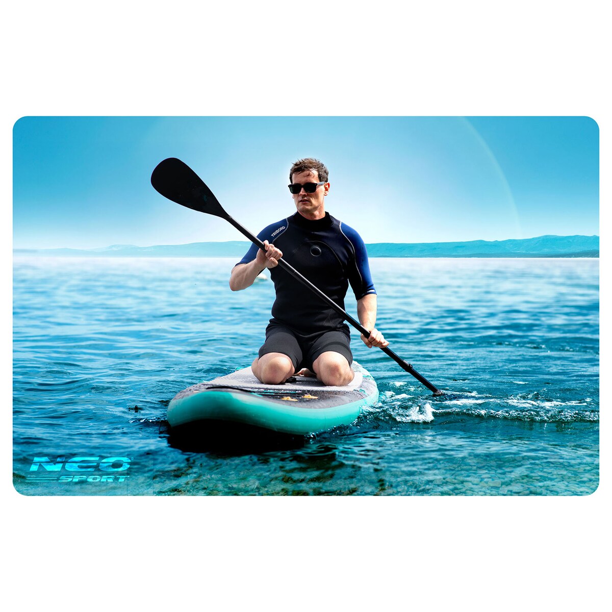 Deska SUP do pływania Neo-Sport stand up paddle Aquasurf 320cm pompowana zestaw