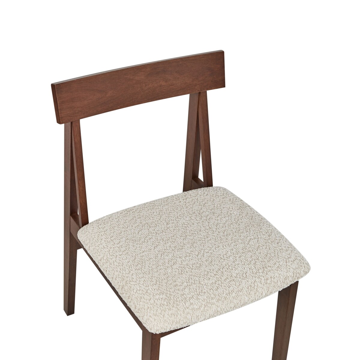 Zestaw 2 krzeseł do jadalni ISLE Drewno kauczukowe Beżowy