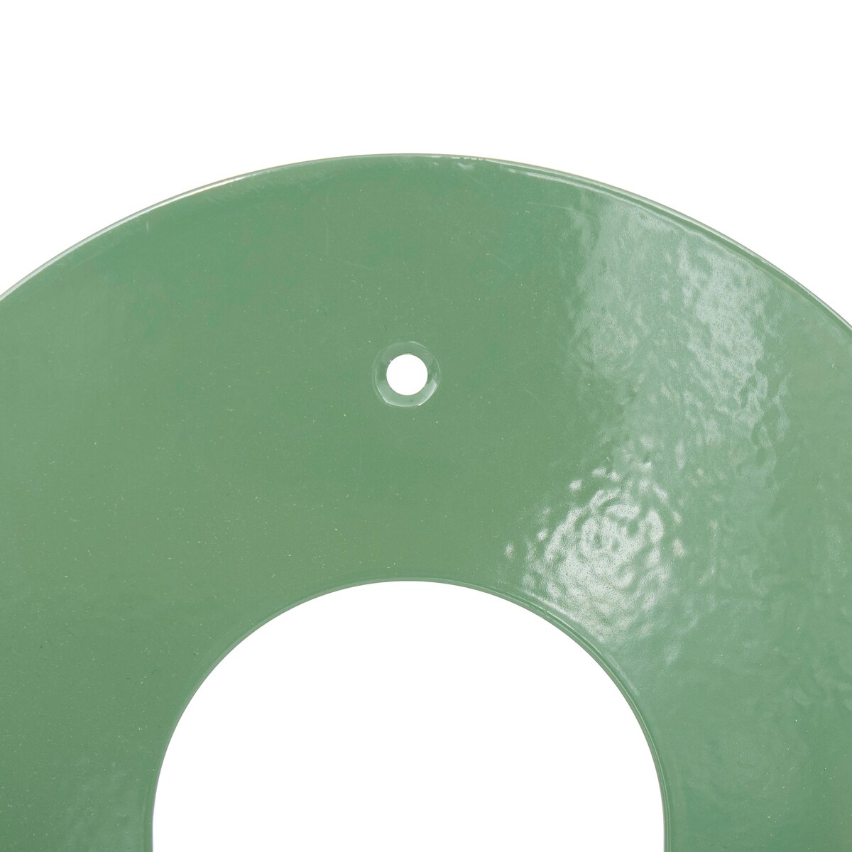 Wieszak na ubrania na ścianę falowany CALLISTA, militarna zieleń, 50 cm