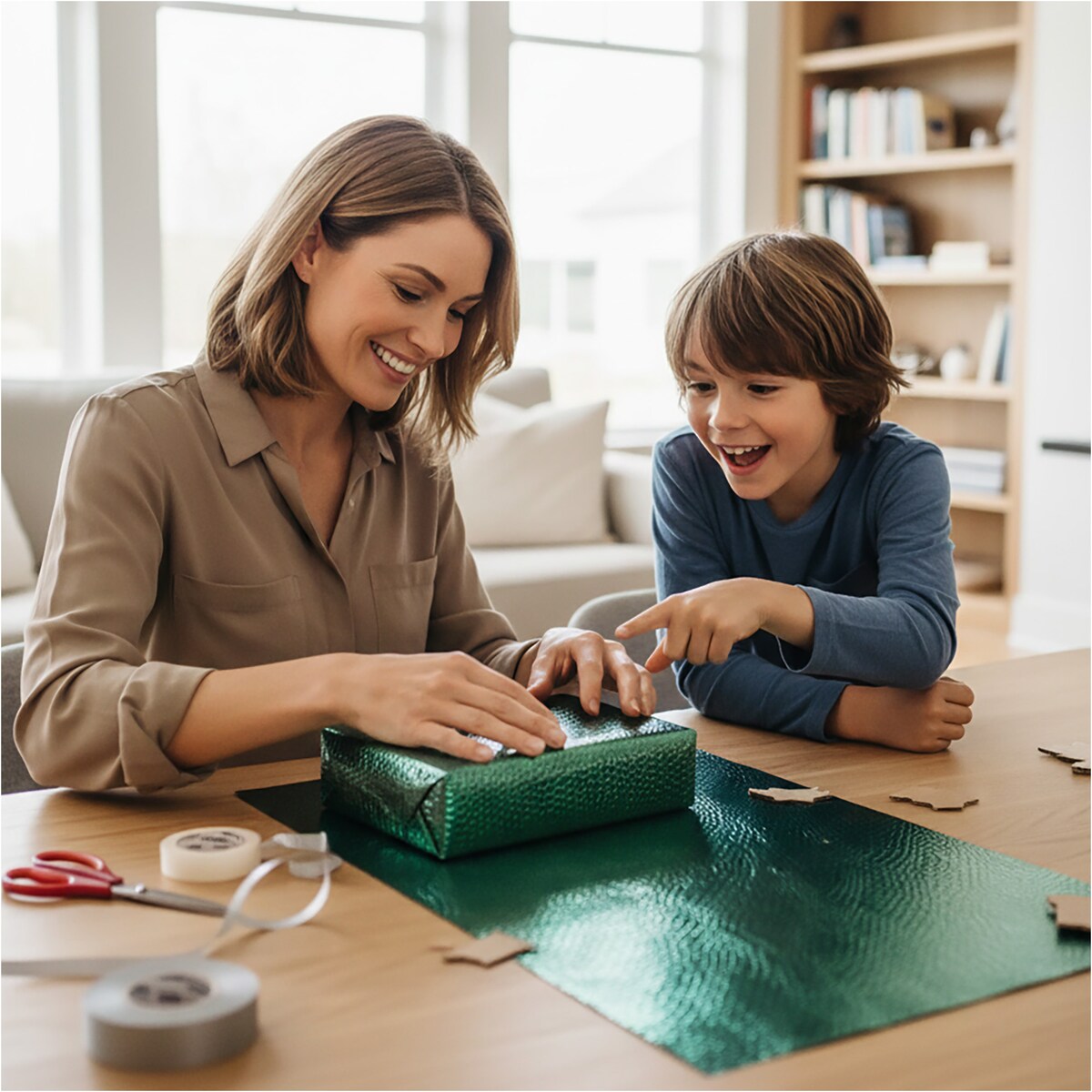 Papier Do Pakowania Prezentów 15 m MEGAROLKA Świąteczny Urodzinowy Do Paczek Ozdobny