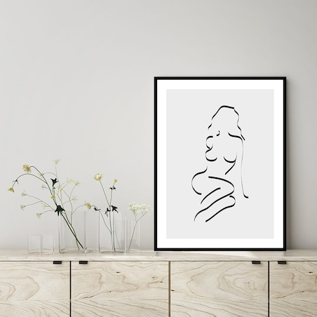 plakat her shape 50x70 cm