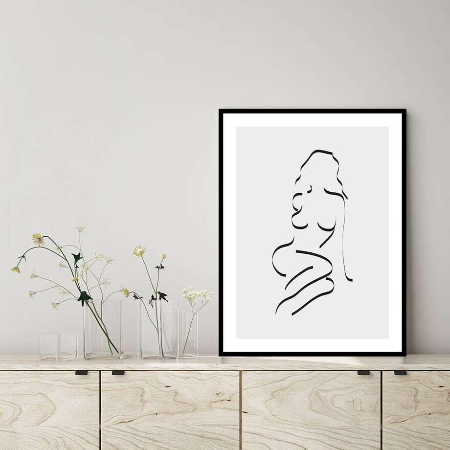 plakat her shape 50x70 cm