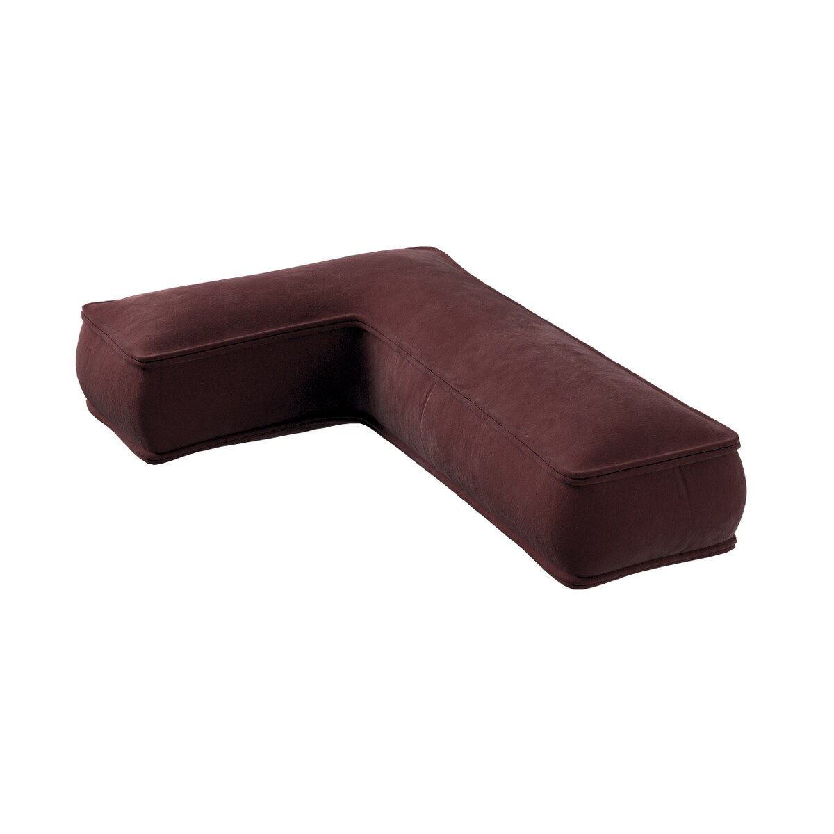 Poduszka literka L, bordowy, 35x40cm, Posh Velvet