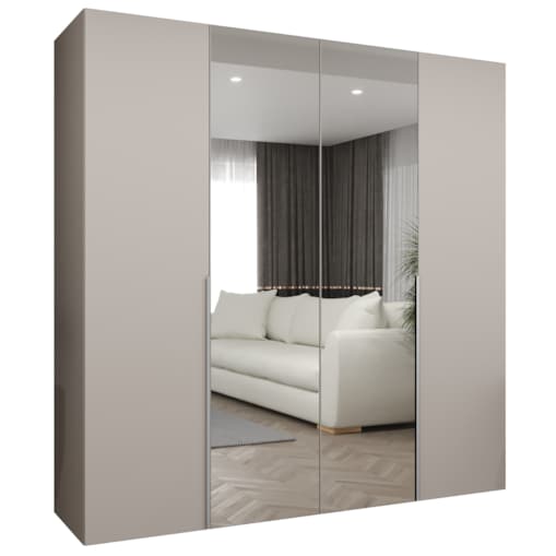 Szafa uchylna otwierana ALICANTE 2 200 wys. 202 cm Kaszmir + u. Kaszmir