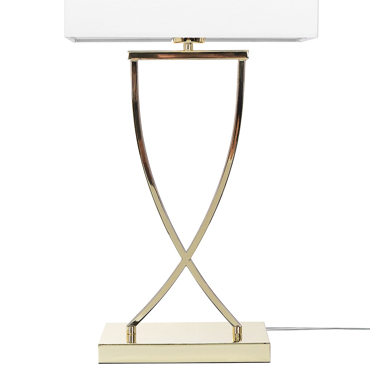 Lampa stołowa YASUNI Metal Biały/ złoty