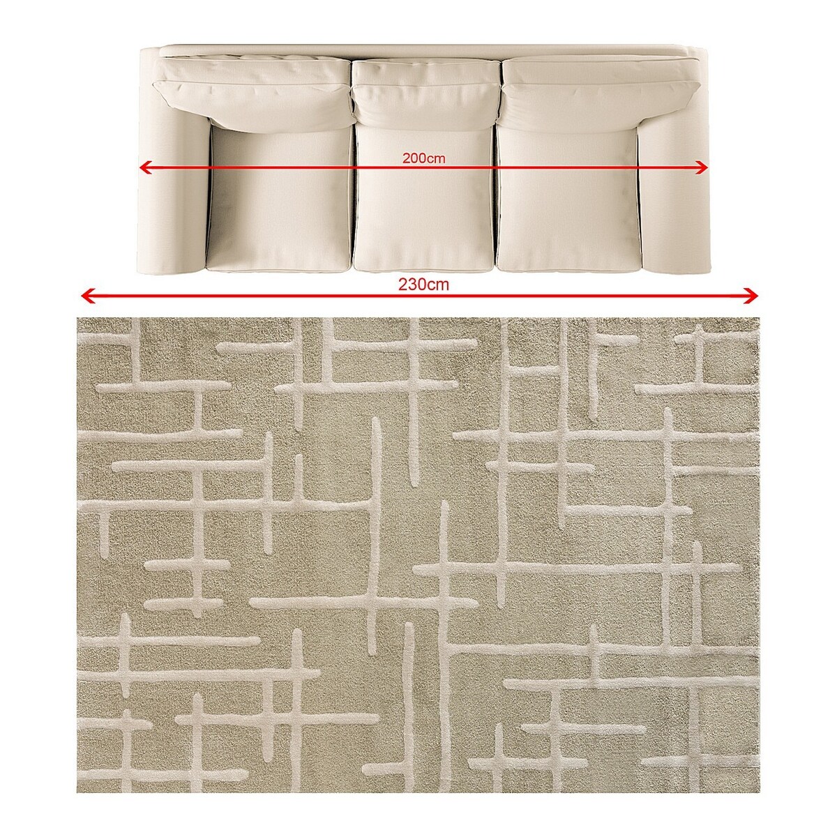 Dywan Novira olive 160x230 cm, 160x230 cm