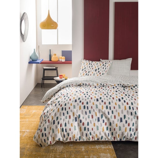 Pościel bawełniana COLORFUL DOTS, dwustronna