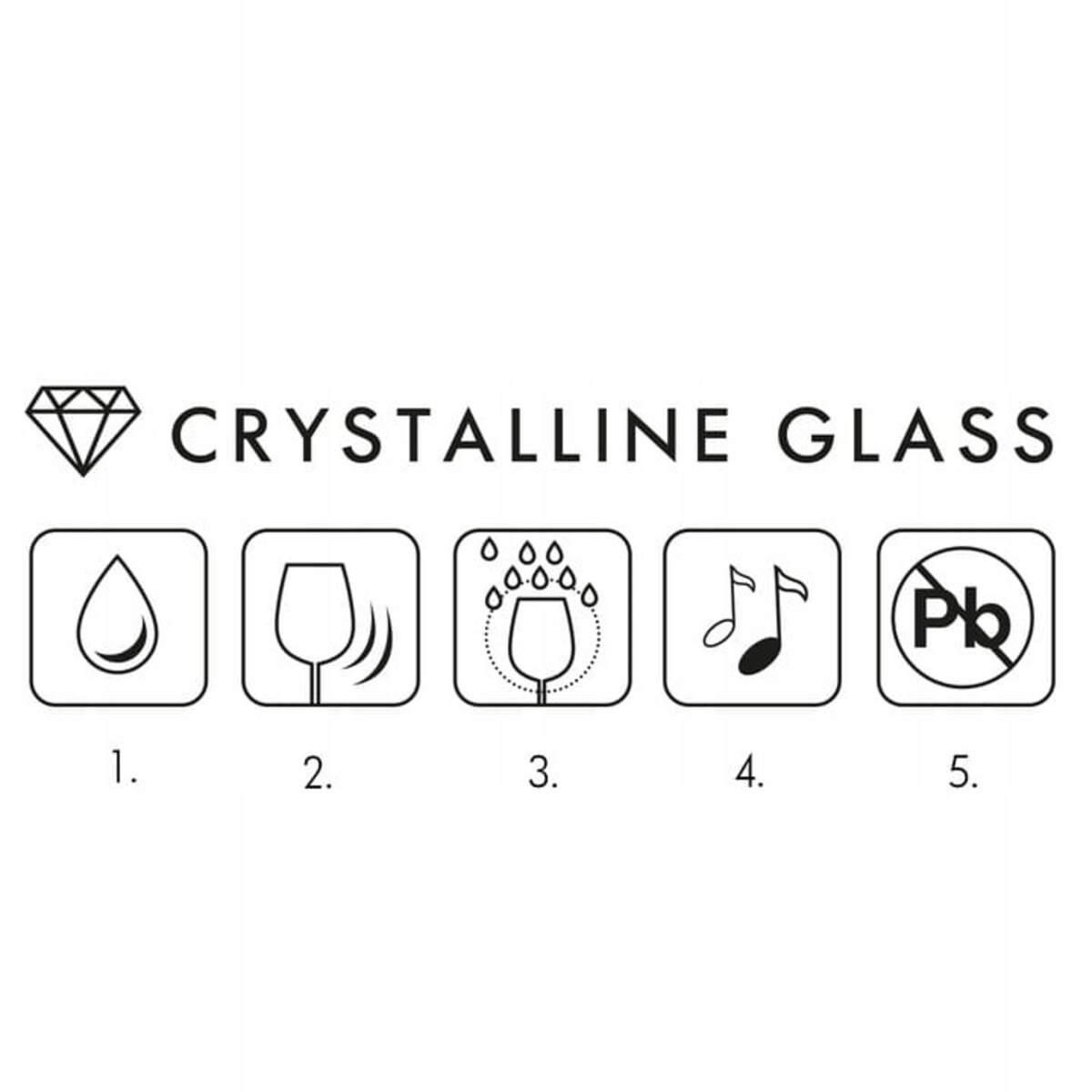 Kieliszki do Wódki Shotów Nalewki na Nóżce Stopce Krosno Balance 6 x 20 ml