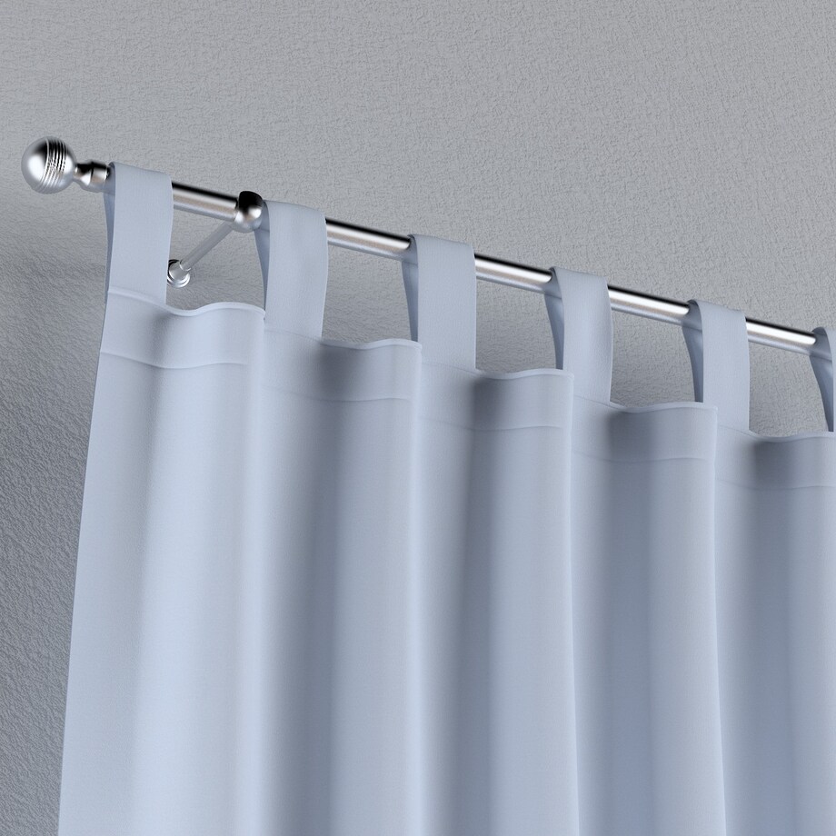 Zasłona na szelkach 1 szt. 130x245 pastelowy niebieski